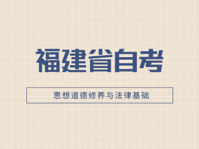 2022年福建省自考《思想道德修養(yǎng)與法律基礎》基礎試題(11)